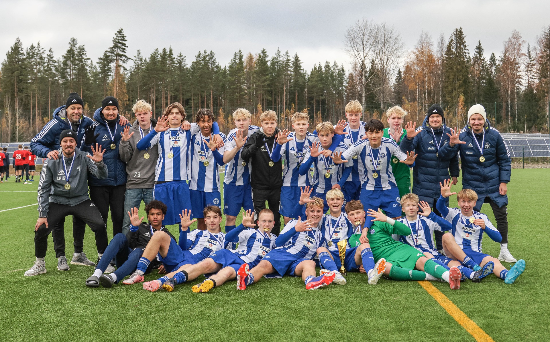 Kai Pahlman turnausvoittajat HJK 2009-syntyneet